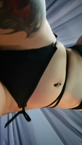 ass belly button bikini cute dancer micro bikini onlyfans spit tits blue hair clip