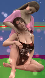 3D Lesbian Massage clip