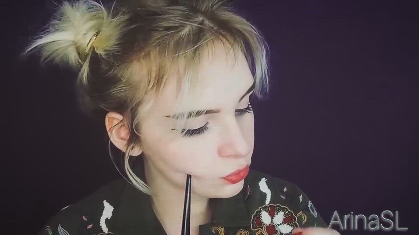 ASMR youtuber bimbofication from 19 to 24 yo