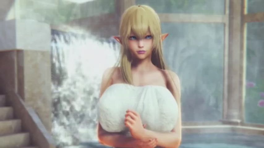 Big Tits Blonde Elf