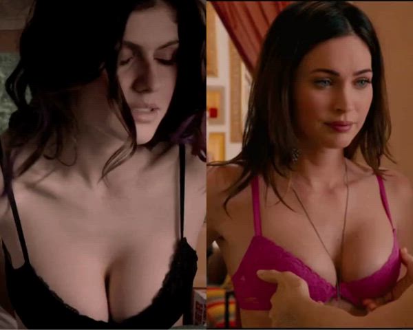 alexandra daddario celebrity megan fox clip