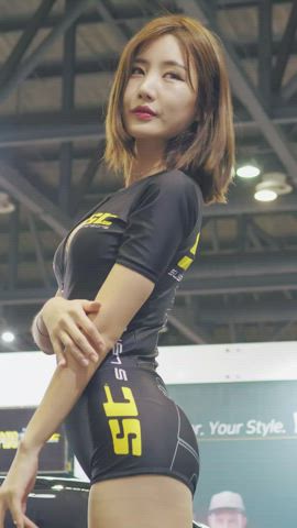 Asian Cute Korean Model clip