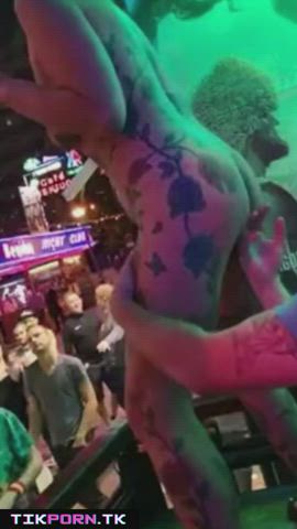 ass dancing fingering outdoor public tattoo clip