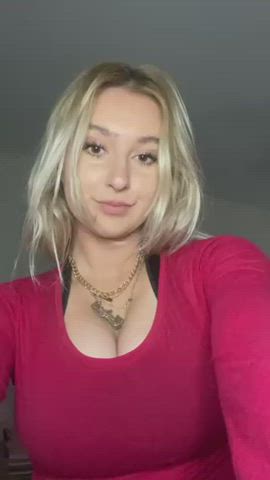 big tits blonde tiktok clip