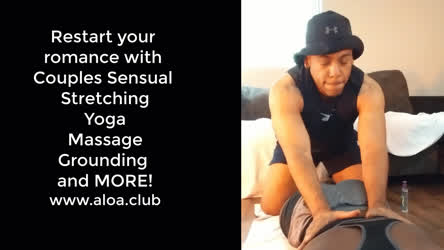 Bra Ebony Massage clip