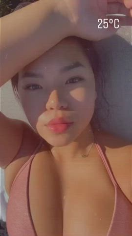 Asian Big Tits Fitness clip