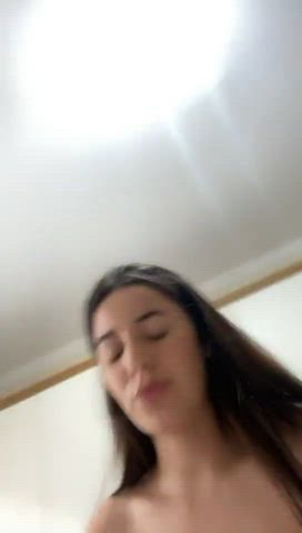 amateur big tits brunette latina onlyfans striptease clip