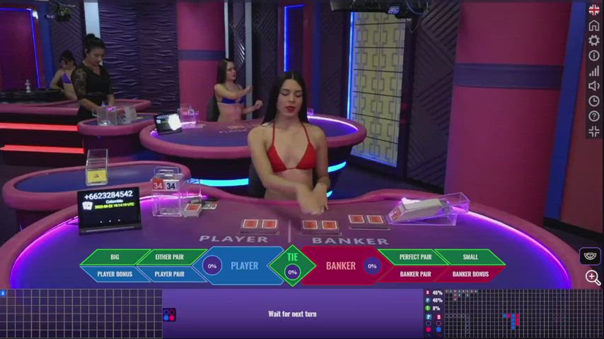 Sexy Live Bikini Dealers | Online Baccarat