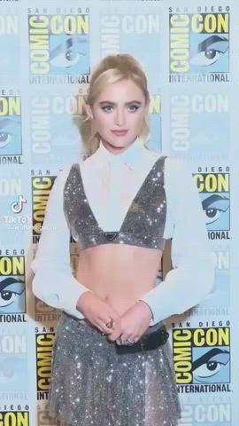 I wanna make Kathryn newton's tight belly wet with my tongue