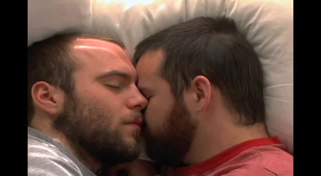 bear clothed cuddle cute gay hairy passionate sfw clip