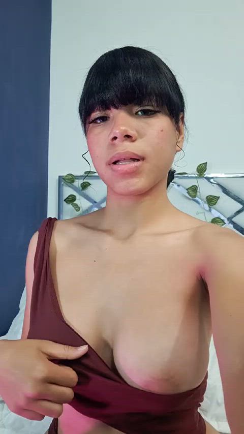 big tits cam camgirl huge tits natural tits seduction sensual tits webcam clip