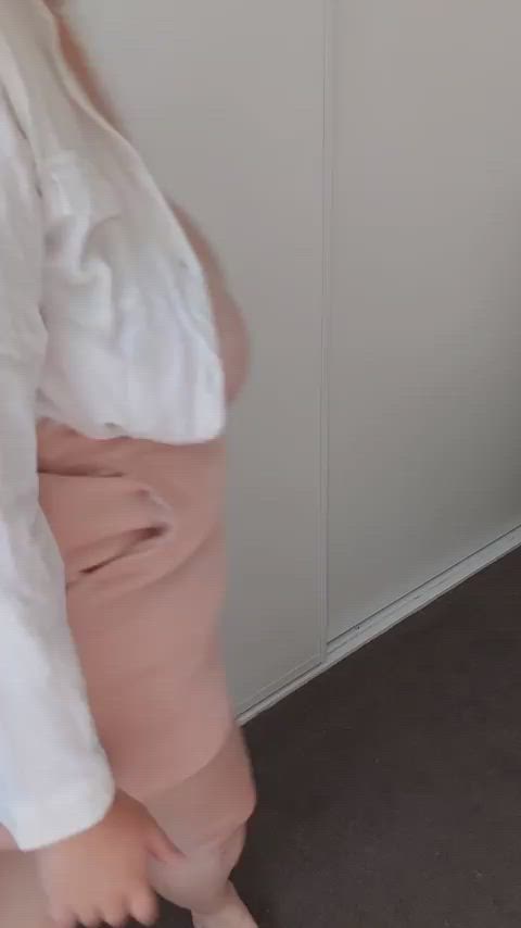 bbw chubby homemade onlyfans saggy tits clip