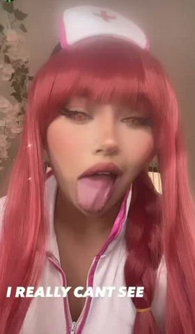 cosplay latina lips milf tongue fetish clip