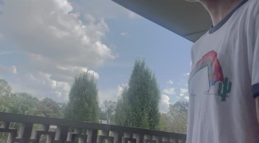 flashing outdoor tits clip