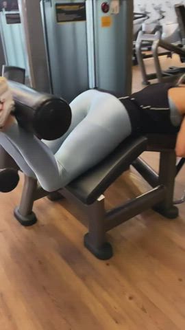 Brazilian Brunette Bubble Butt Dani Goddess Gym Tease clip