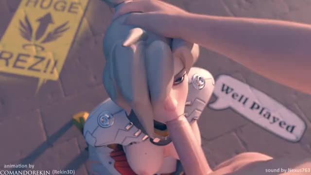 Mercy post game blowjob