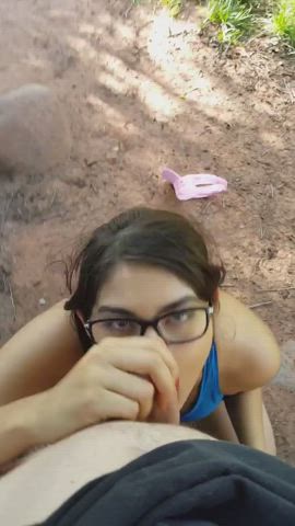 Amateur Blowjob Handjob Outdoor POV clip