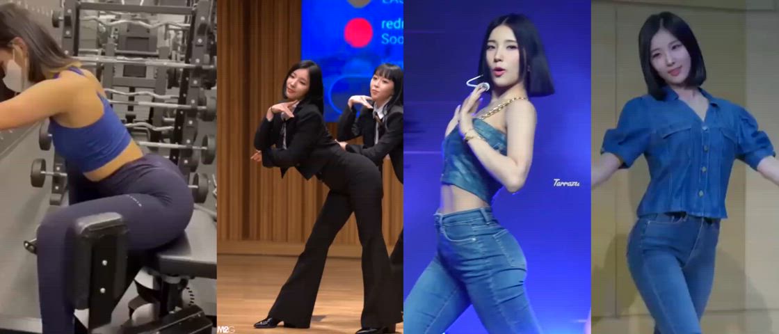 bubble butt celebrity kpop clip