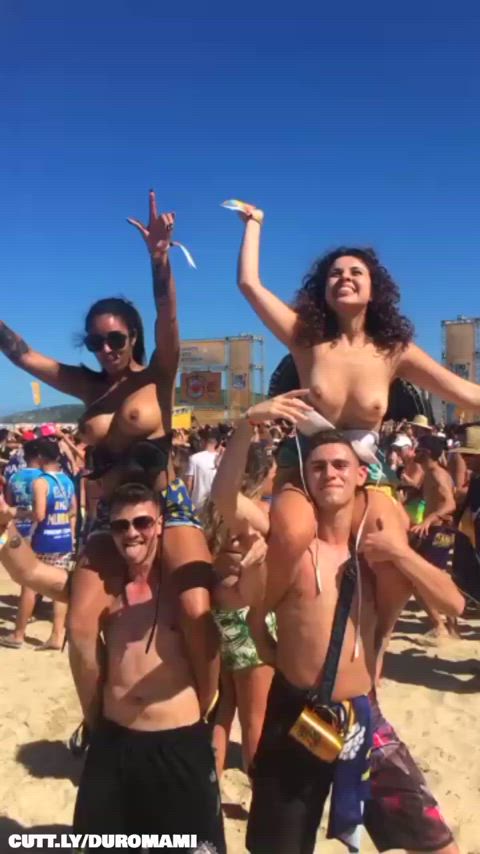 amateur festival flashing latina public slutty tits topless trashy amateur-girls