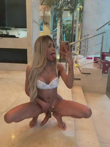 blonde bra erection girl dick masturbating monster cock selfie sofia rose clip