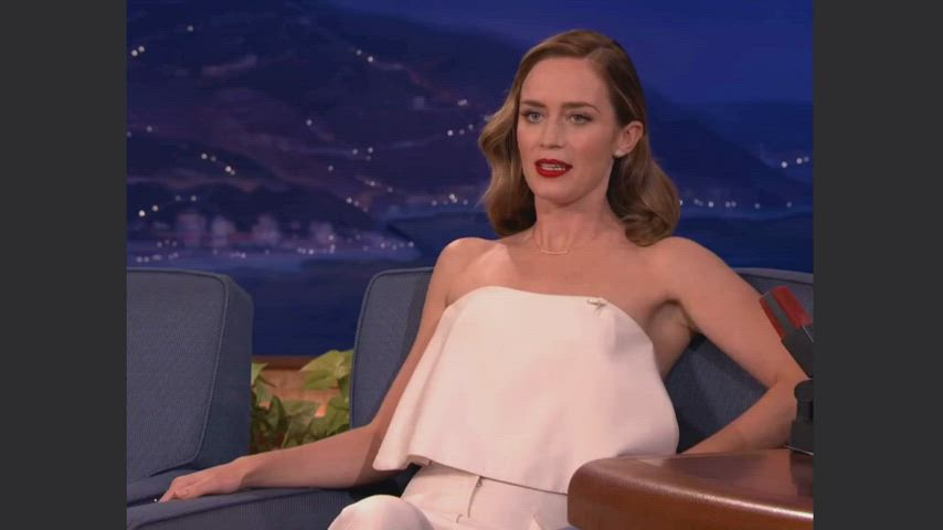 Emily Blunt saying what she likes to do to men