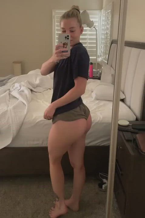 Showing Some Ass Tan Lines