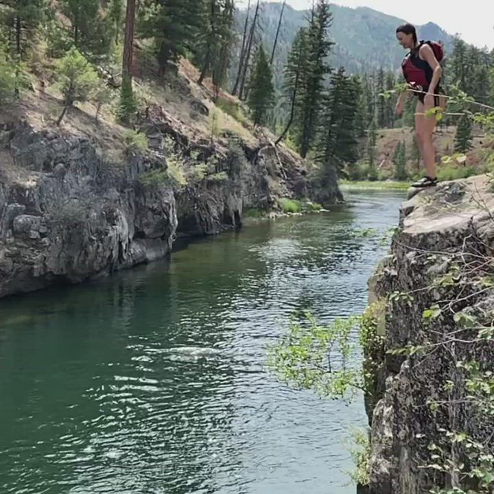 Bikini Brunette Outdoor clip