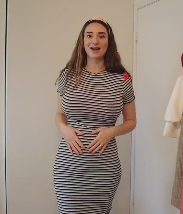 Abigail Big Tits Dress clip