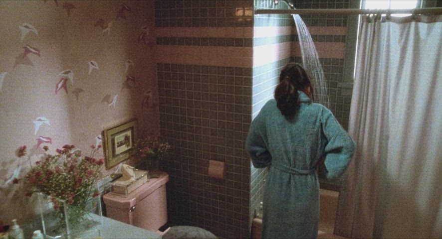 Jill Schoelen shower plot in The Stepfather (1987) - from recent 4K remaster