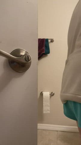 POV: your roommate is acting weird so you set up a hidden camera in his bathroom
