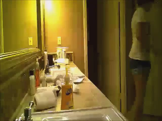 Family Hidden Cam Shower clip