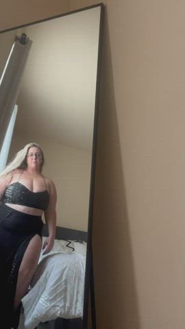 bbw chubby huge tits milf nsfw saggy tits titty drop clip