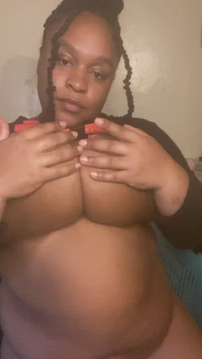 BBW Big Tits Chubby Ebony Fingering Huge Tits Masturbating Naked Nude Thick Wet Pussy