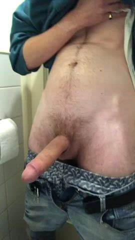 bathroom cock gay clip