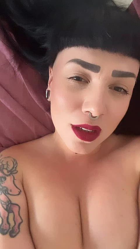 alternative goth lipstick clip