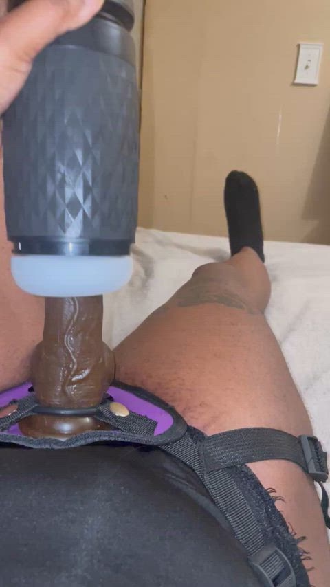 bbc big dick ebony ebony dildo femdom goddess pegging strap on strapped thick femdom-pov