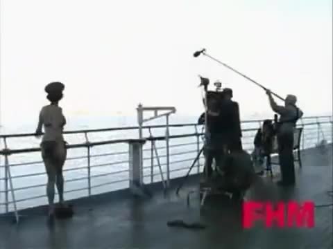 Butt Catherine Bell photoshoot clip