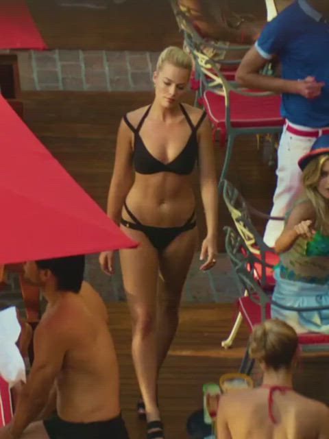 celebrity margot robbie swimsuit celebs clip