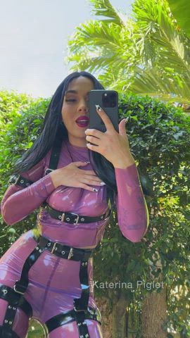 dominatrix femdom latex mistress clip