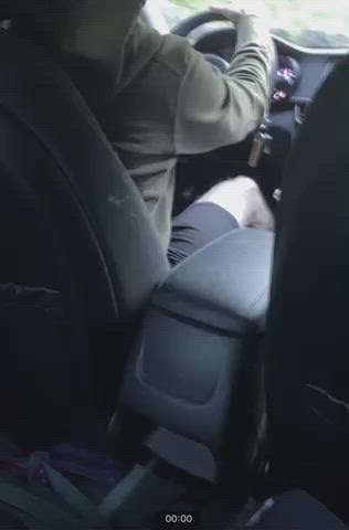 Caught Jerking by my uber driver