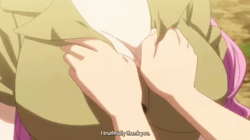 anime bouncing tits breast sucking breastfeeding ecchi huge tits yuri clip