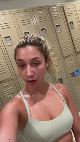 Gym Latina Nipples Puerto Rican Tits clip