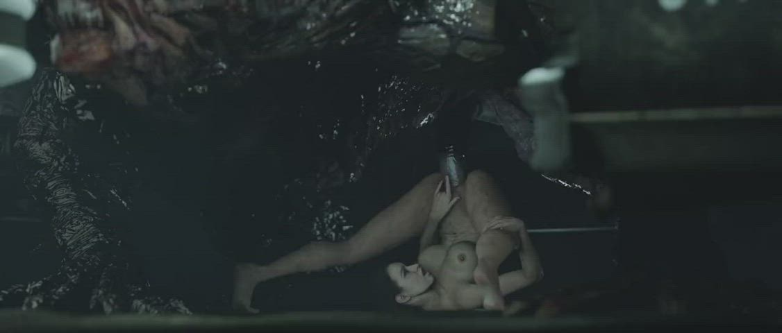 Jill Valentine pounded hard by Nemesis (Zmsfm) [Resident Evil]
