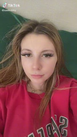 Eye Contact Facial TikTok Tongue Fetish clip