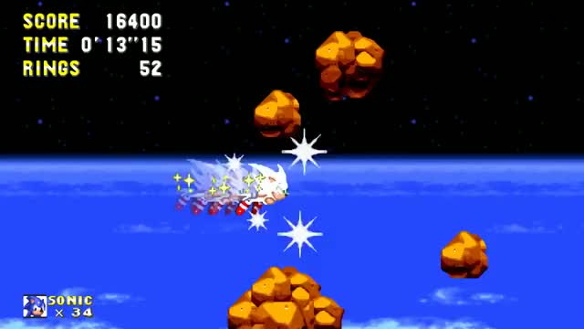 Super Sonic Destroying Asteroids