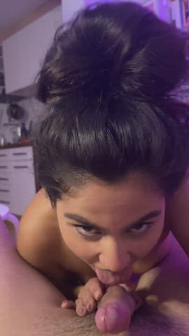 Shy and silly but still wishing to suck your cock ♥