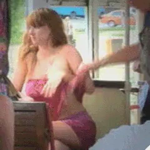big tits exhibitionism exhibitionist exposed huge tits natural tits outdoor public