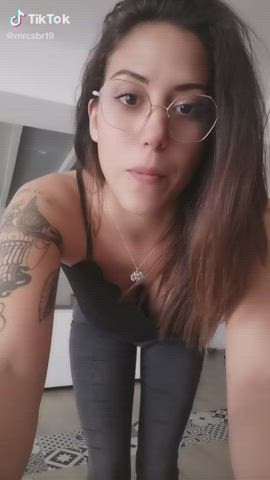 Glasses Handjob Innocent Tease TikTok clip