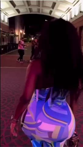 big ass bubble butt ebony fake ass clip