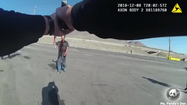Shooting Of Man That Cut His Own Throat (West Wendover PD) | Body Cam | United States